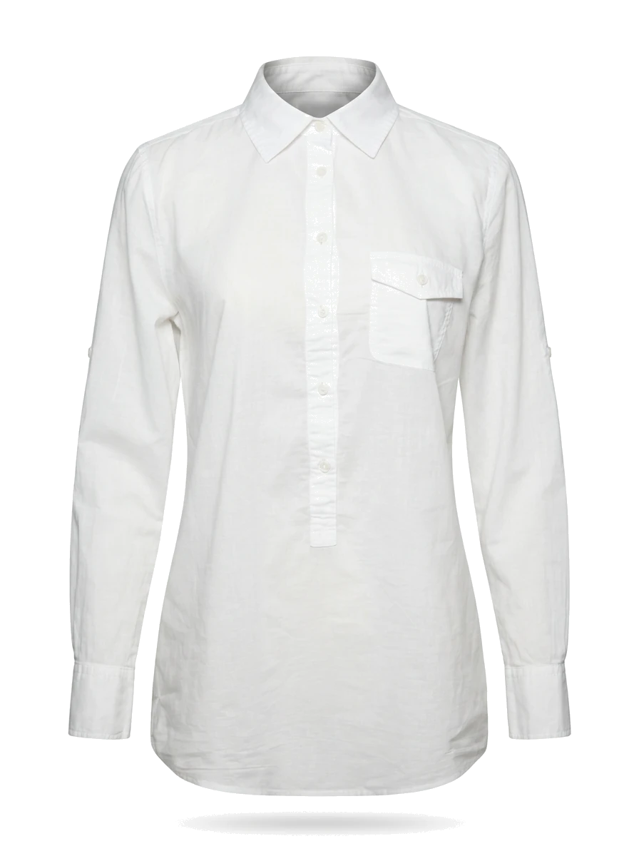 J. Crew White Cotton Shirt — 1