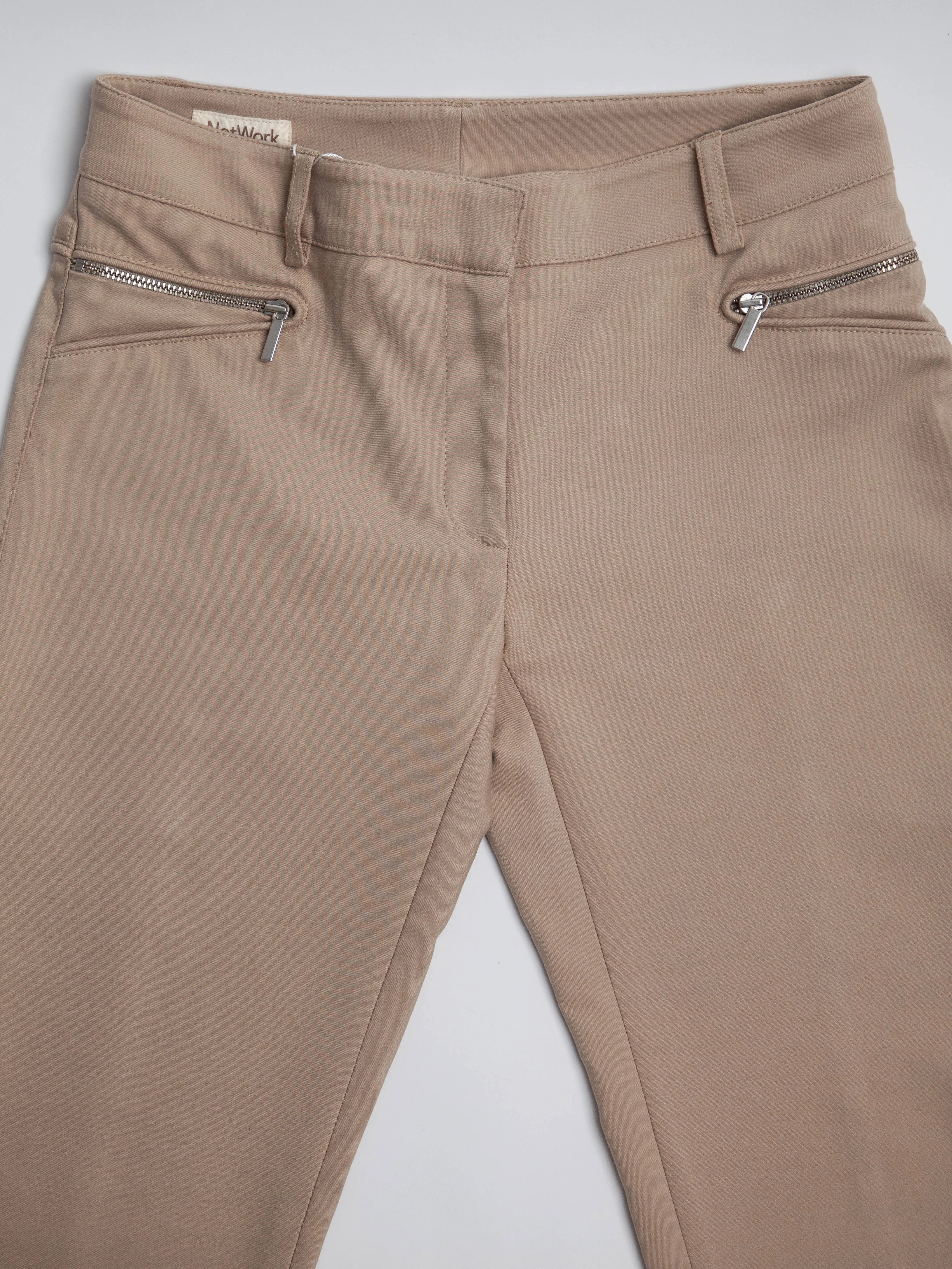 NetWork White Casual Trousers — 2