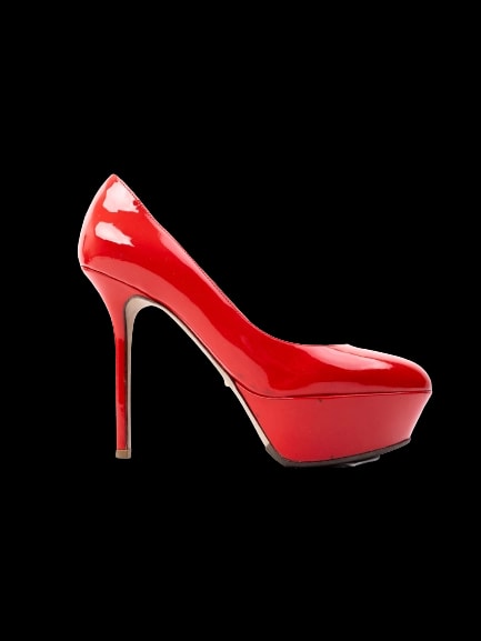 Sergio Rossi Red Leather High Heel Pumps — 1