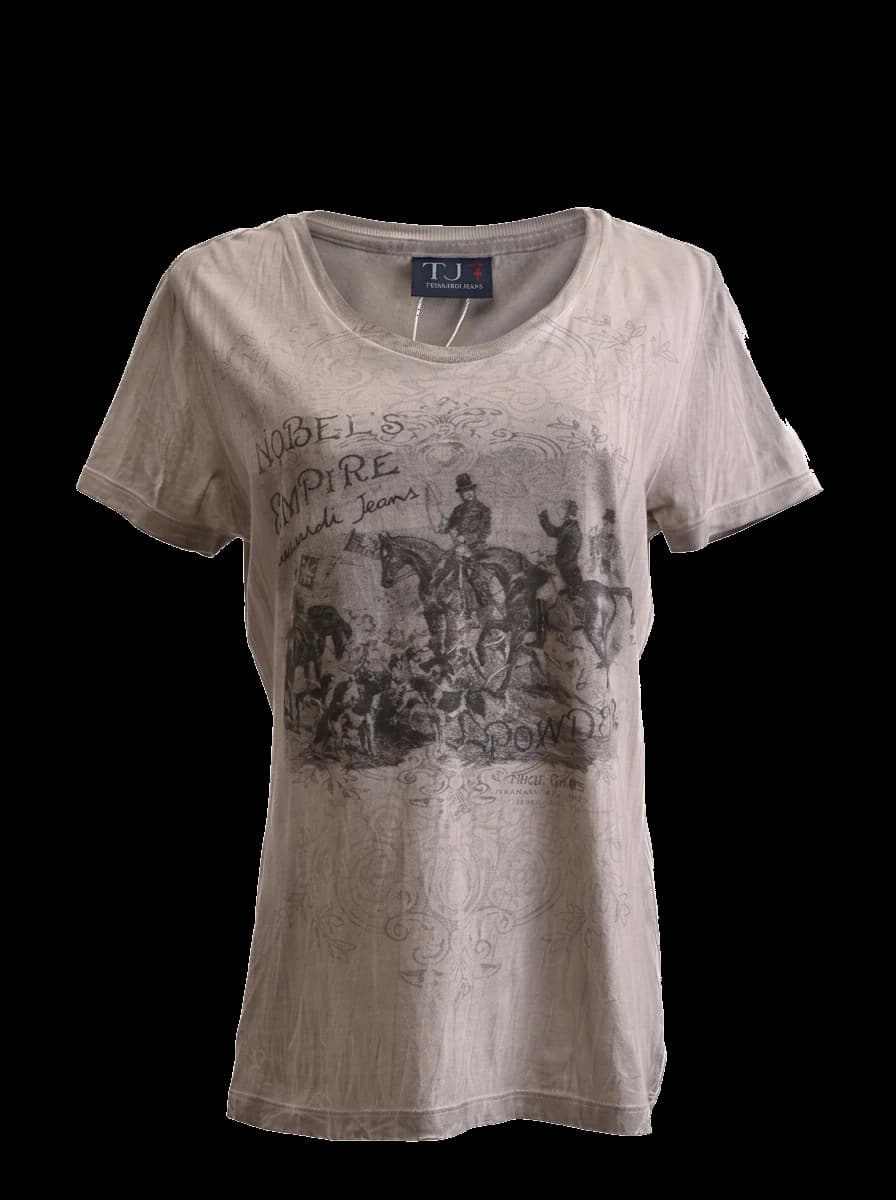 Trussardi Gray Cotton T-Shirt — photo 1