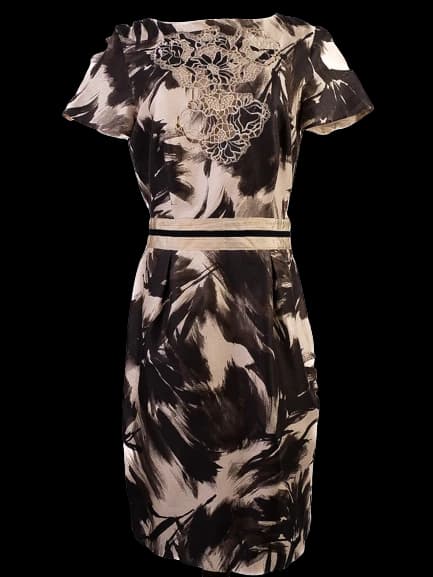 Blumarine White Cotton Cocktail Dress — photo 1