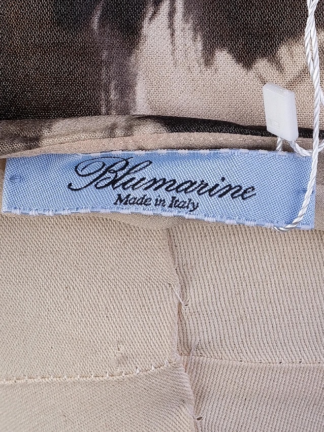 Blumarine White Cotton Cocktail Dress — 2