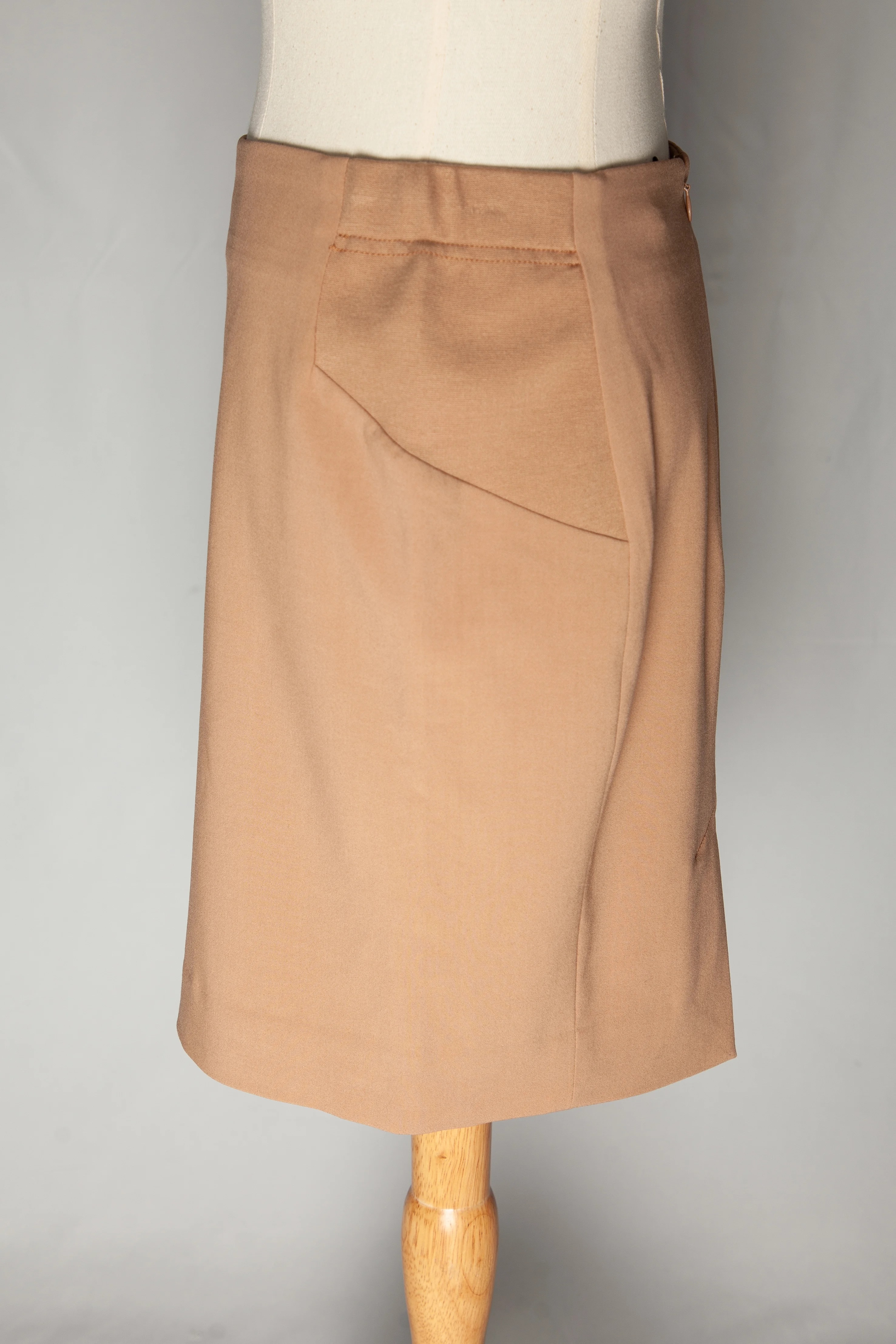 BCBGMaxazria Orange Polyester Skirt — 2