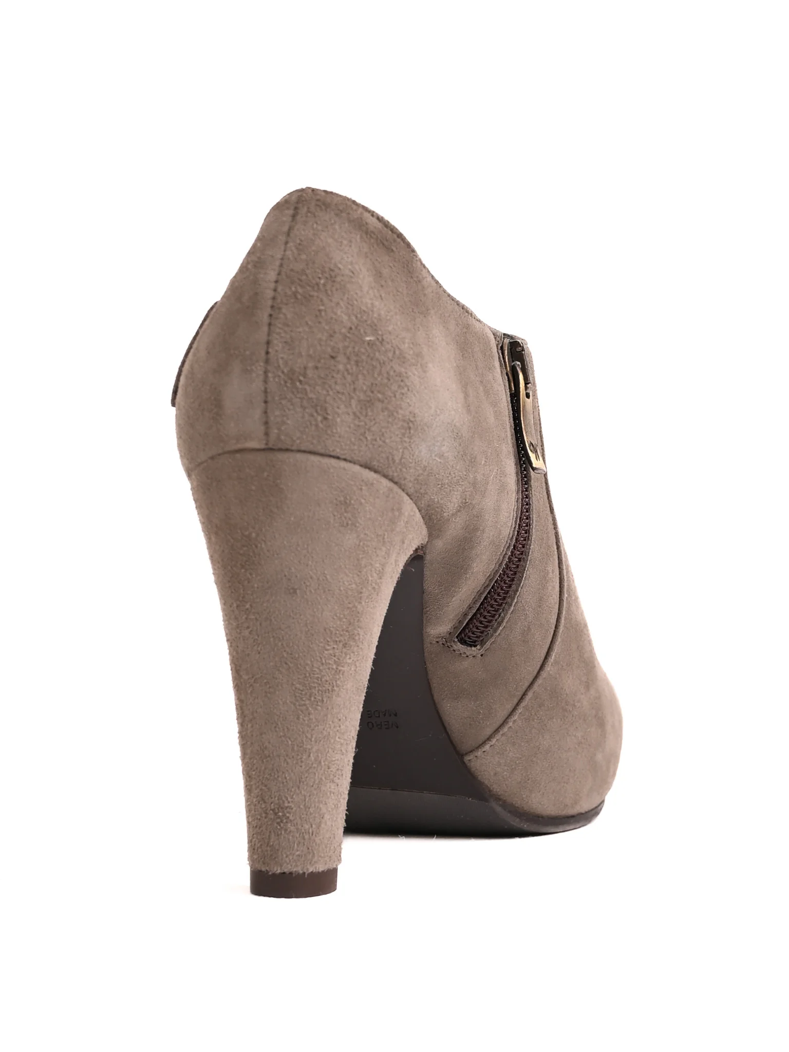 William Massimi Gray Leather Ankle Boots — 3