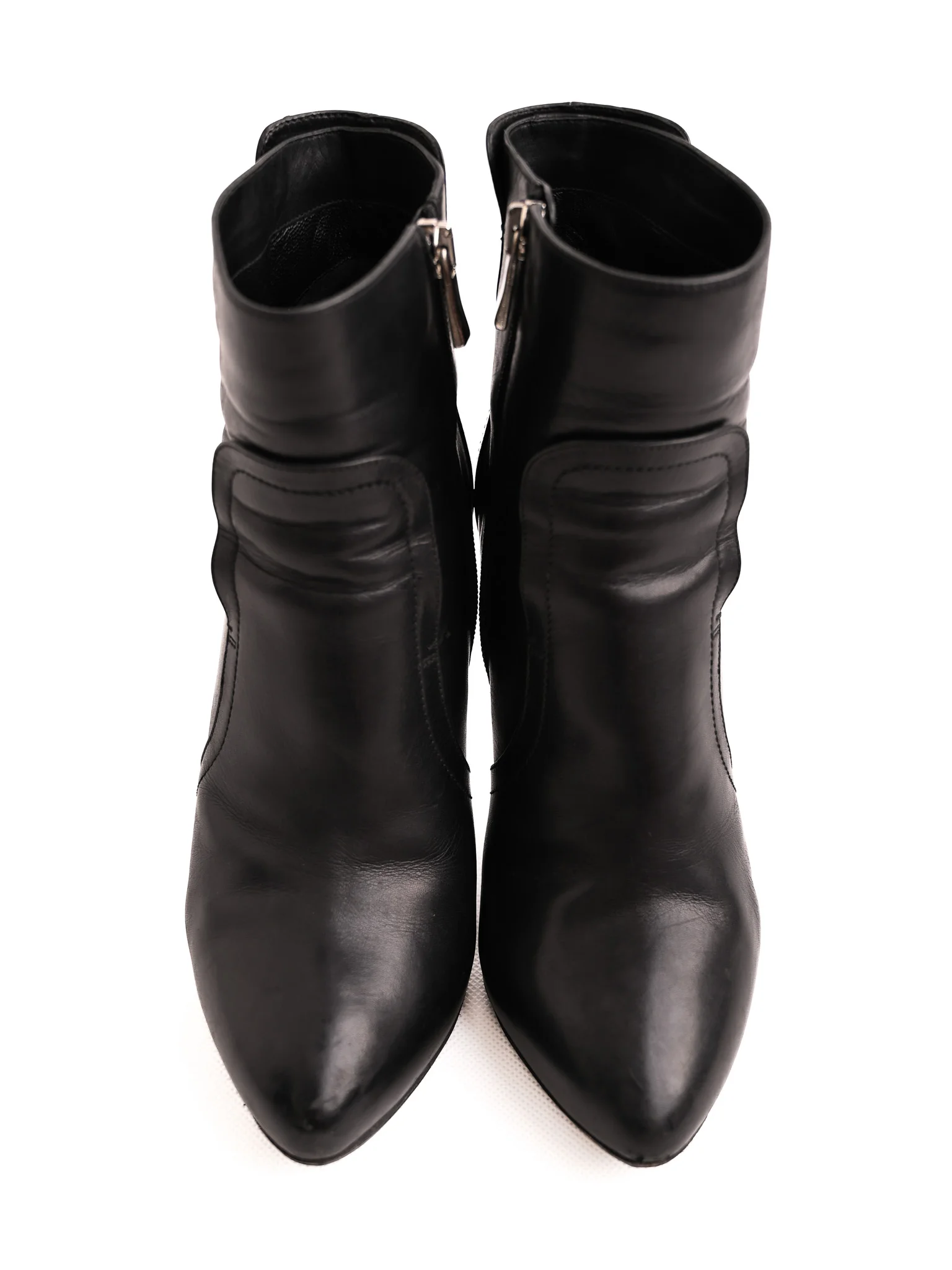 Sportmax Black Leather Boots — 3