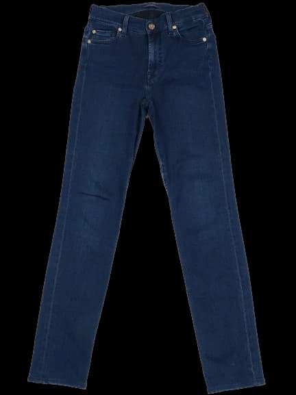 For all 7 mankind Blue Modal Mom Jeans — photo 1