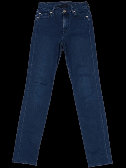 For all 7 mankind Blue Modal Mom Jeans — 1
