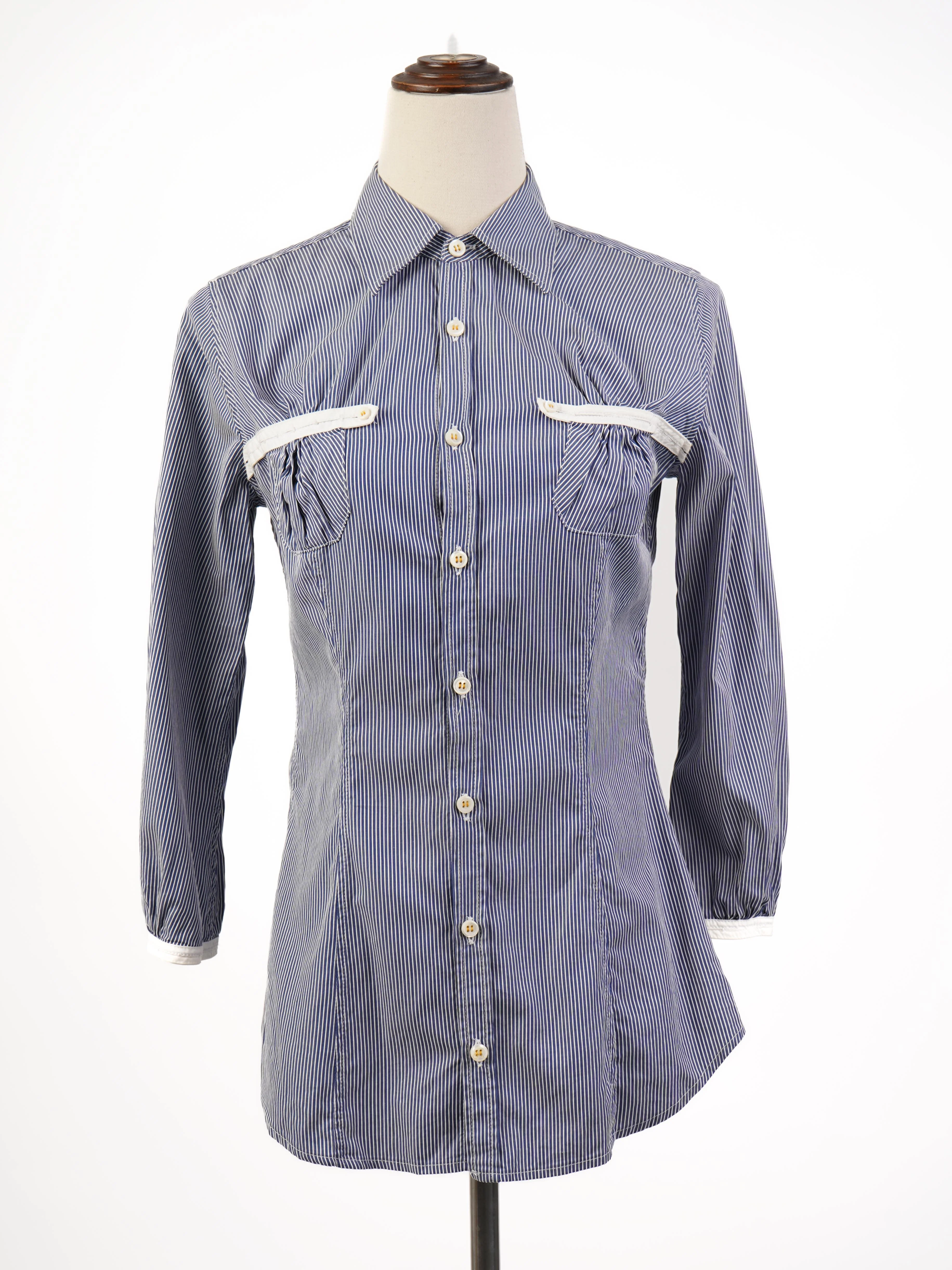 Dsquared2 Blue Cotton Shirt — 3