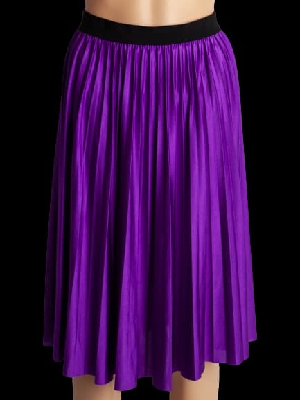 Pinko Purple Polyester A-Line Skirt — photo 1