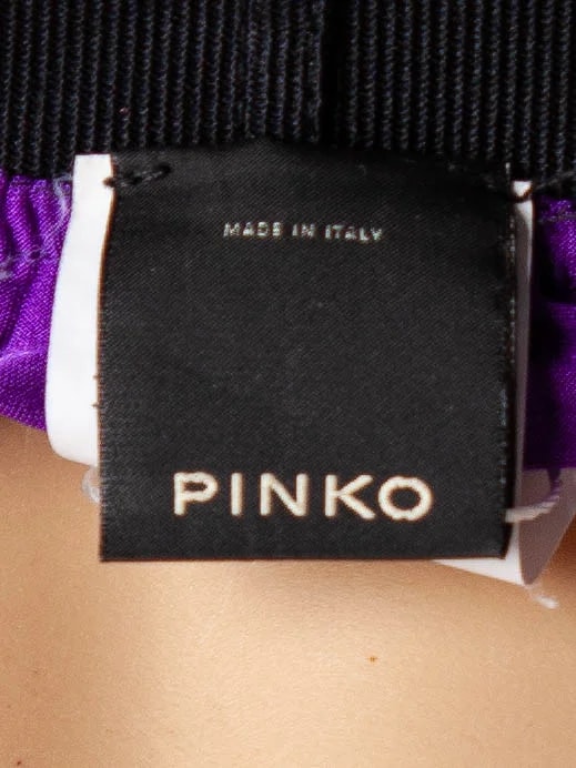 Pinko Purple Polyester A-Line Skirt — 2