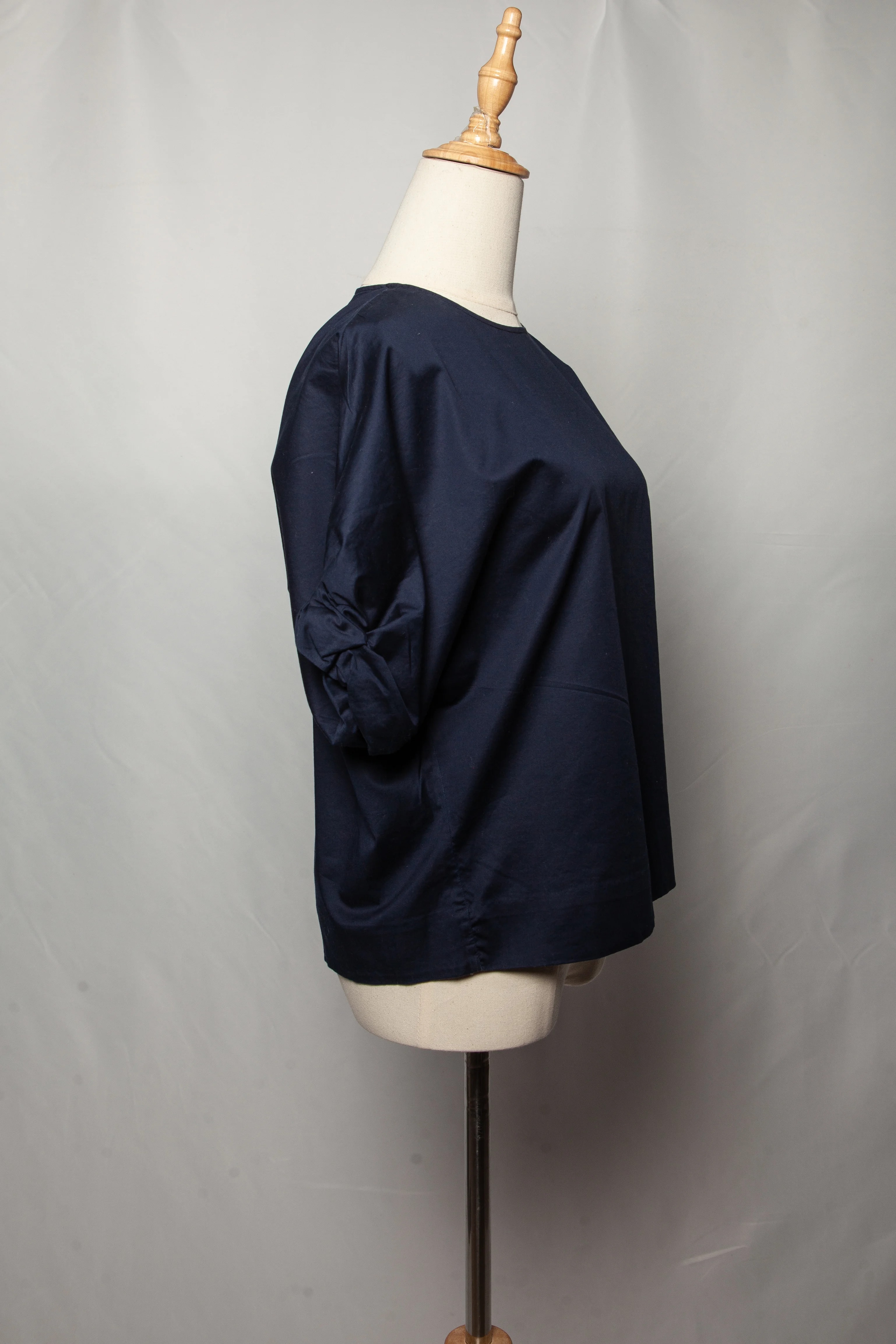 Cos Blue Cotton Blouse — 3