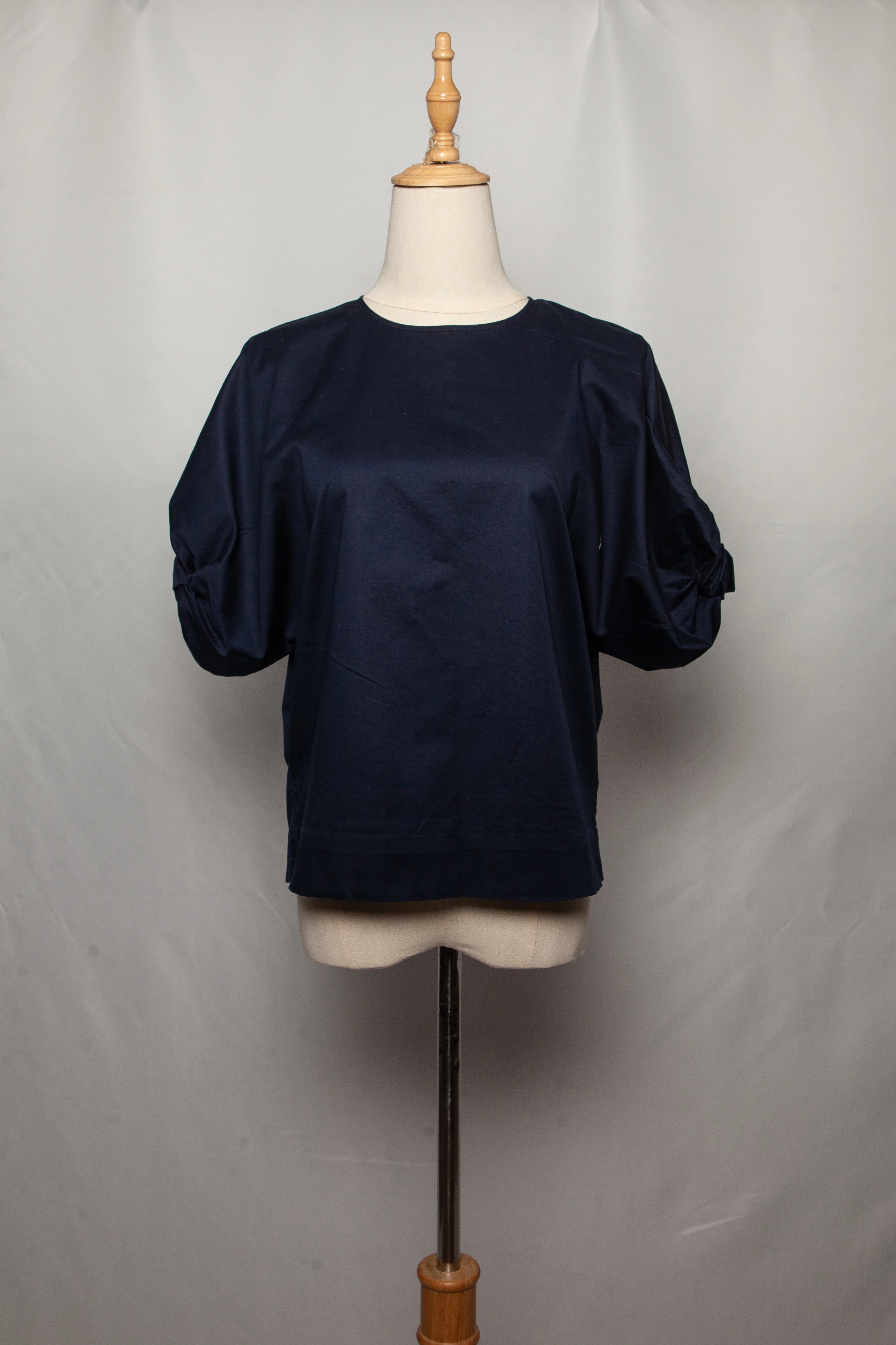 Cos Blue Cotton Blouse — 3