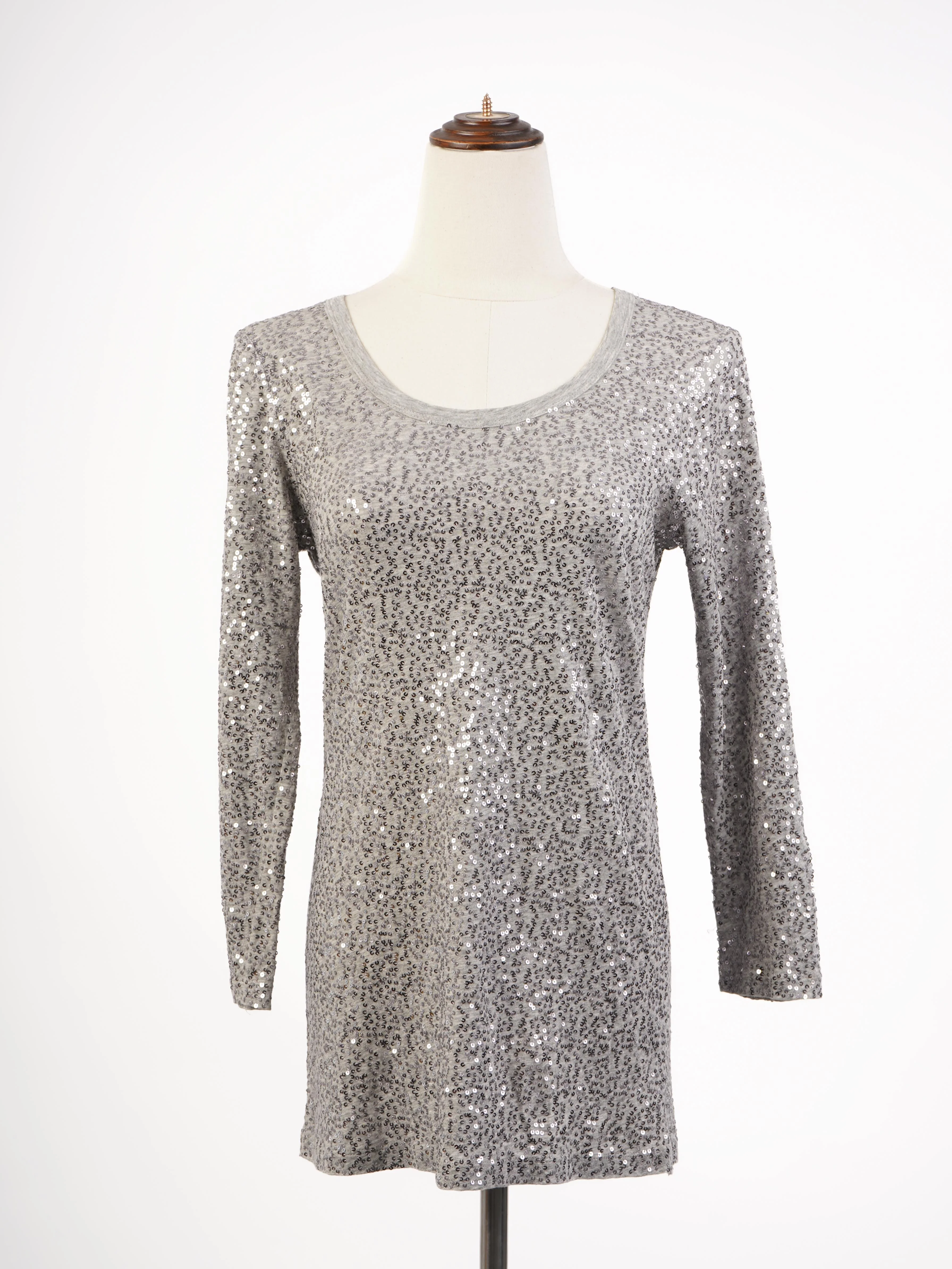 DKNY Gray Polyester Top — 3