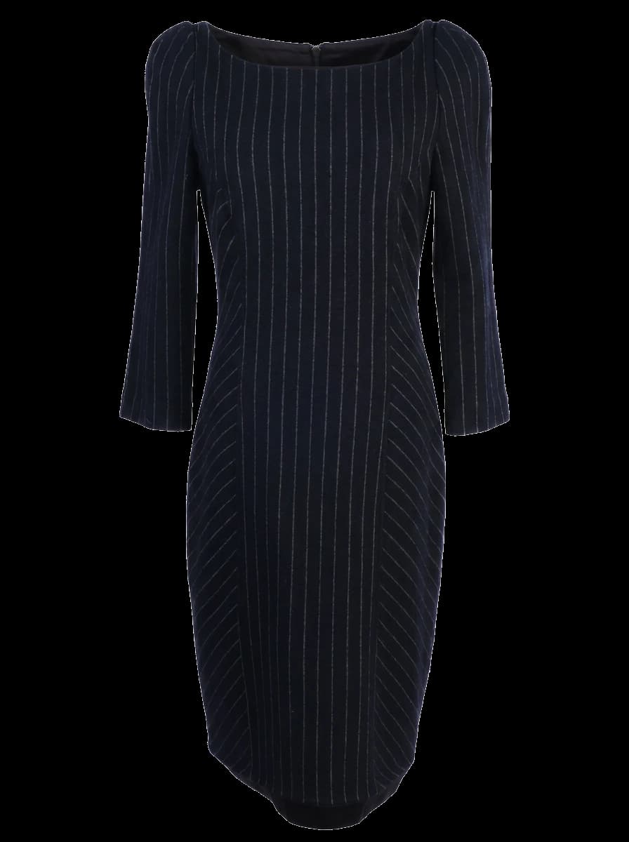 Diane von Furstenberg Blue Wool Evening — photo 1