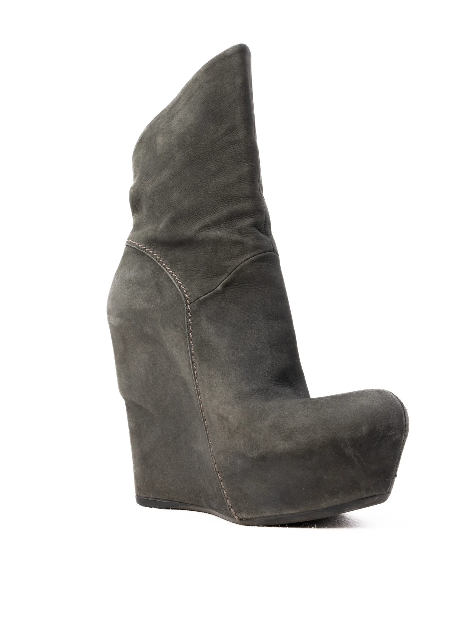 Vic Matie Gray Nubuck Ankle Boots — 2