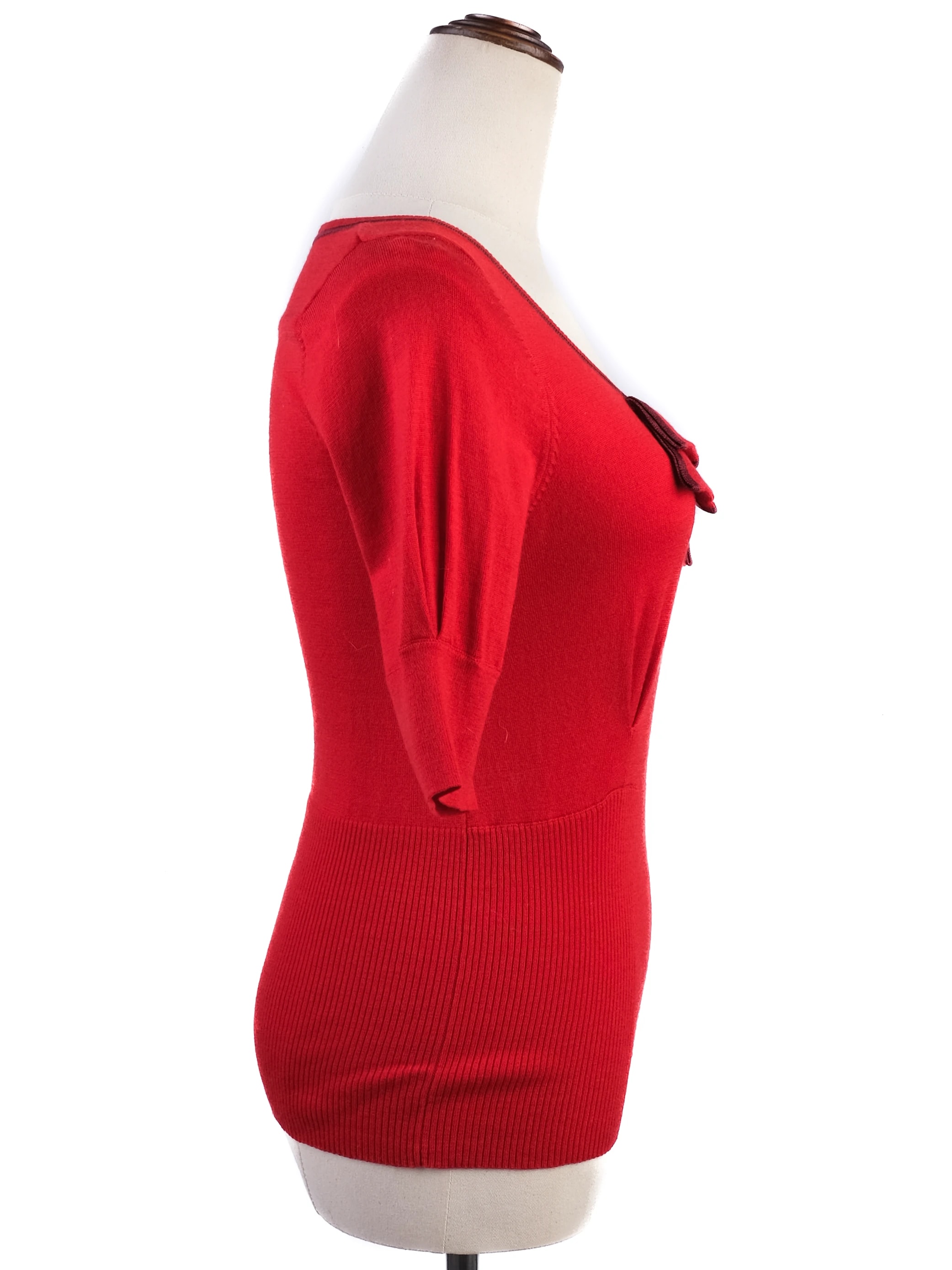 Karen Millen Red Wool T-Shirt — 2