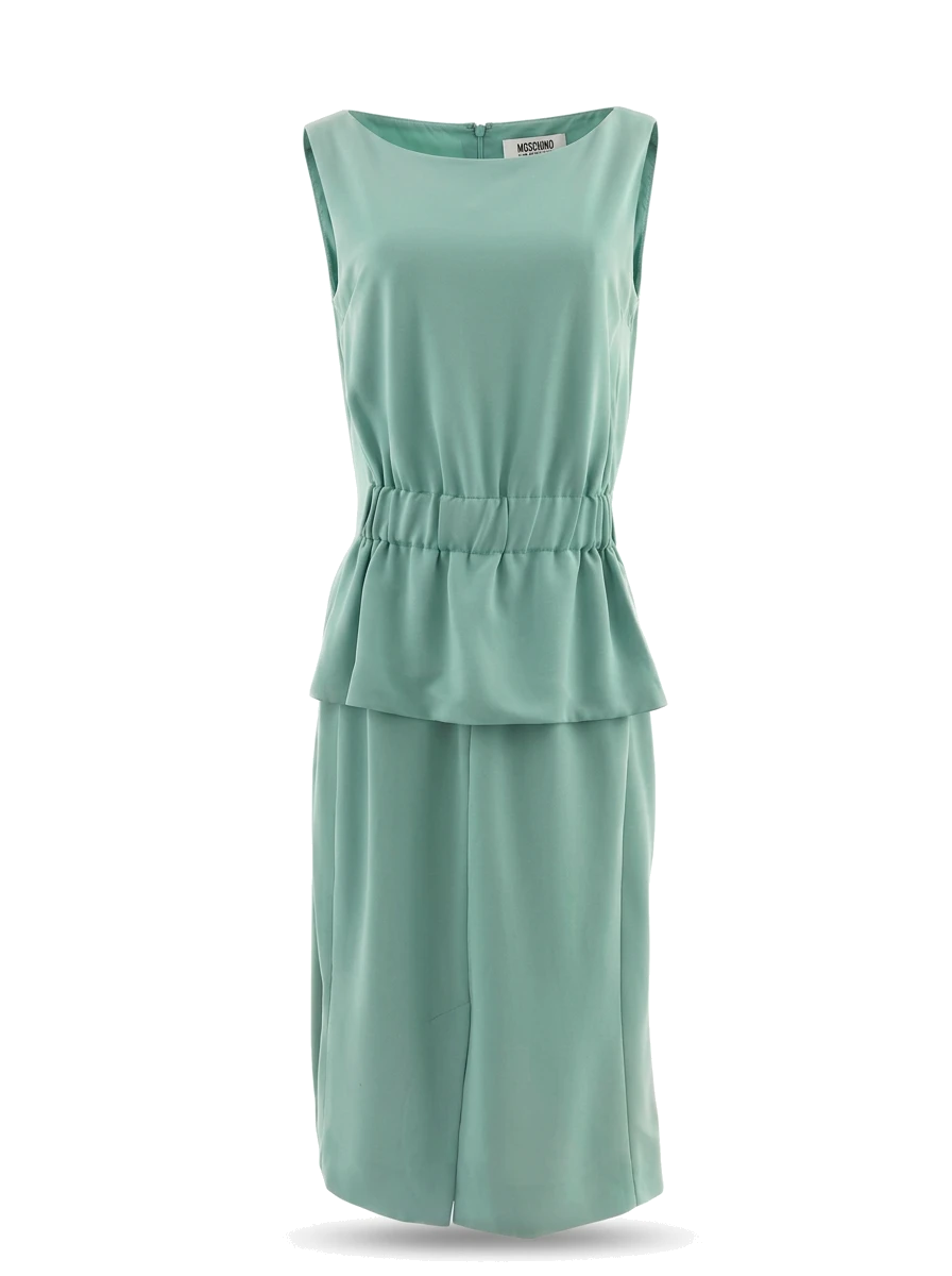 Moschino Blue Viscose Casual Dress — 1