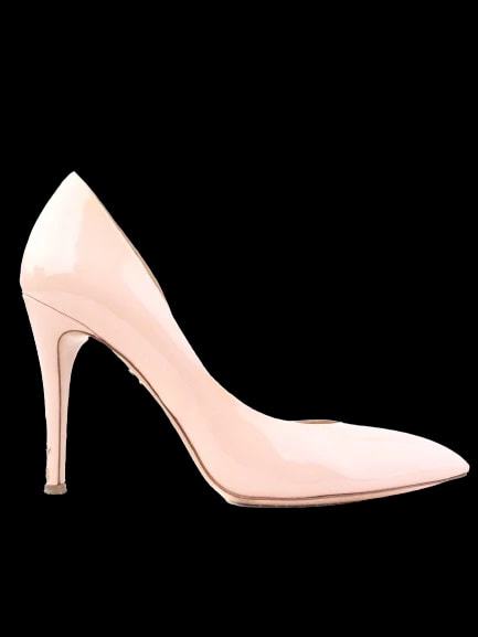 Charlotte Olympia Pink Leather Pumps — 1