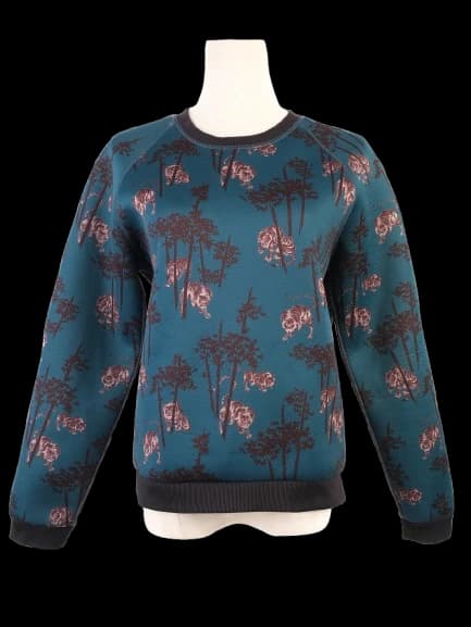 Kenzo Blue Polyester Sweatshirt — photo 1