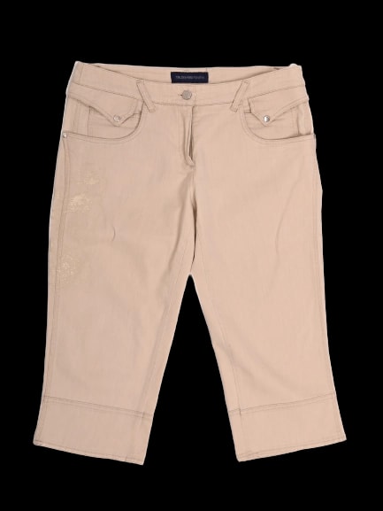 Trussardi White Cotton Casual Shorts — 1