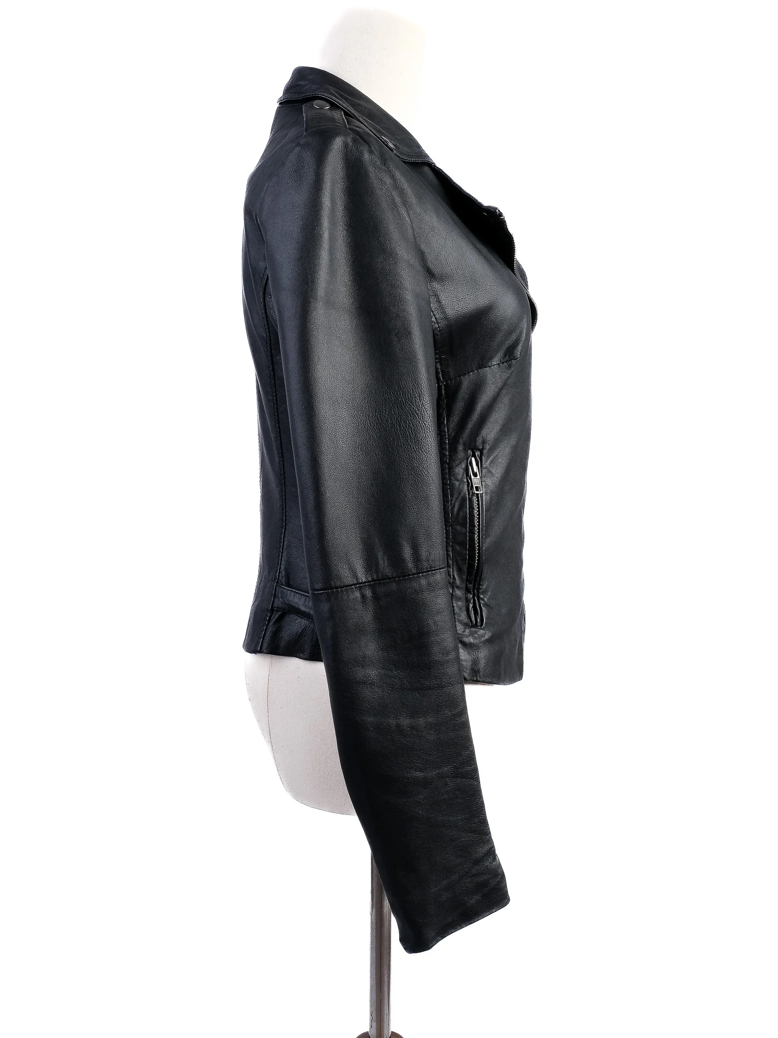 Muubaa Black Leather Jacket — 3