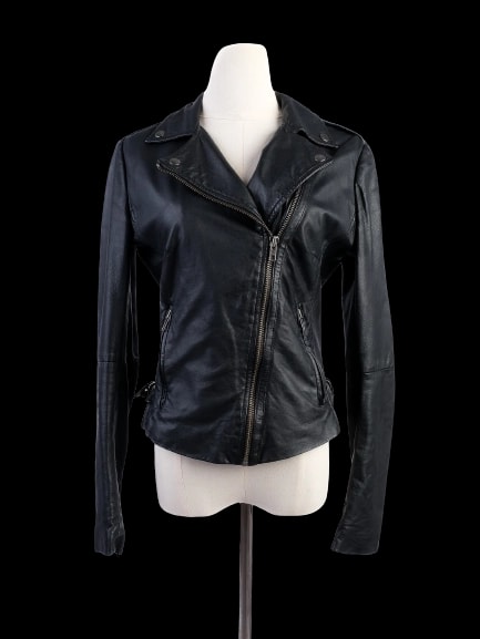 Muubaa Black Leather Jacket — 1
