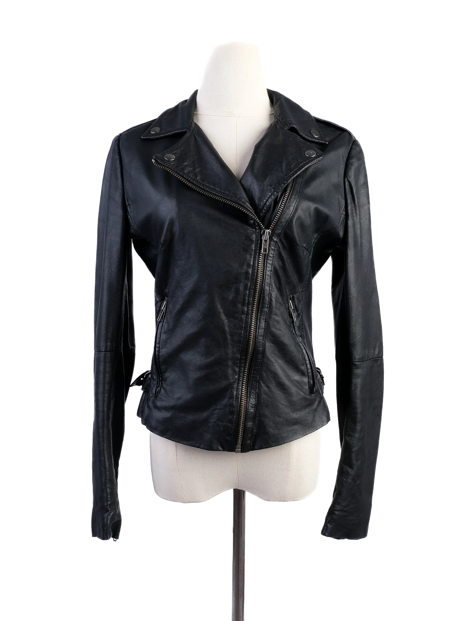 Muubaa Black Leather Jacket — 3