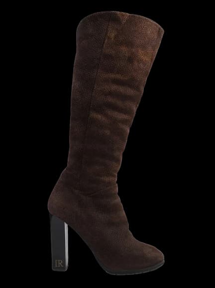 Renzoni Orange Leather Boots — photo 1