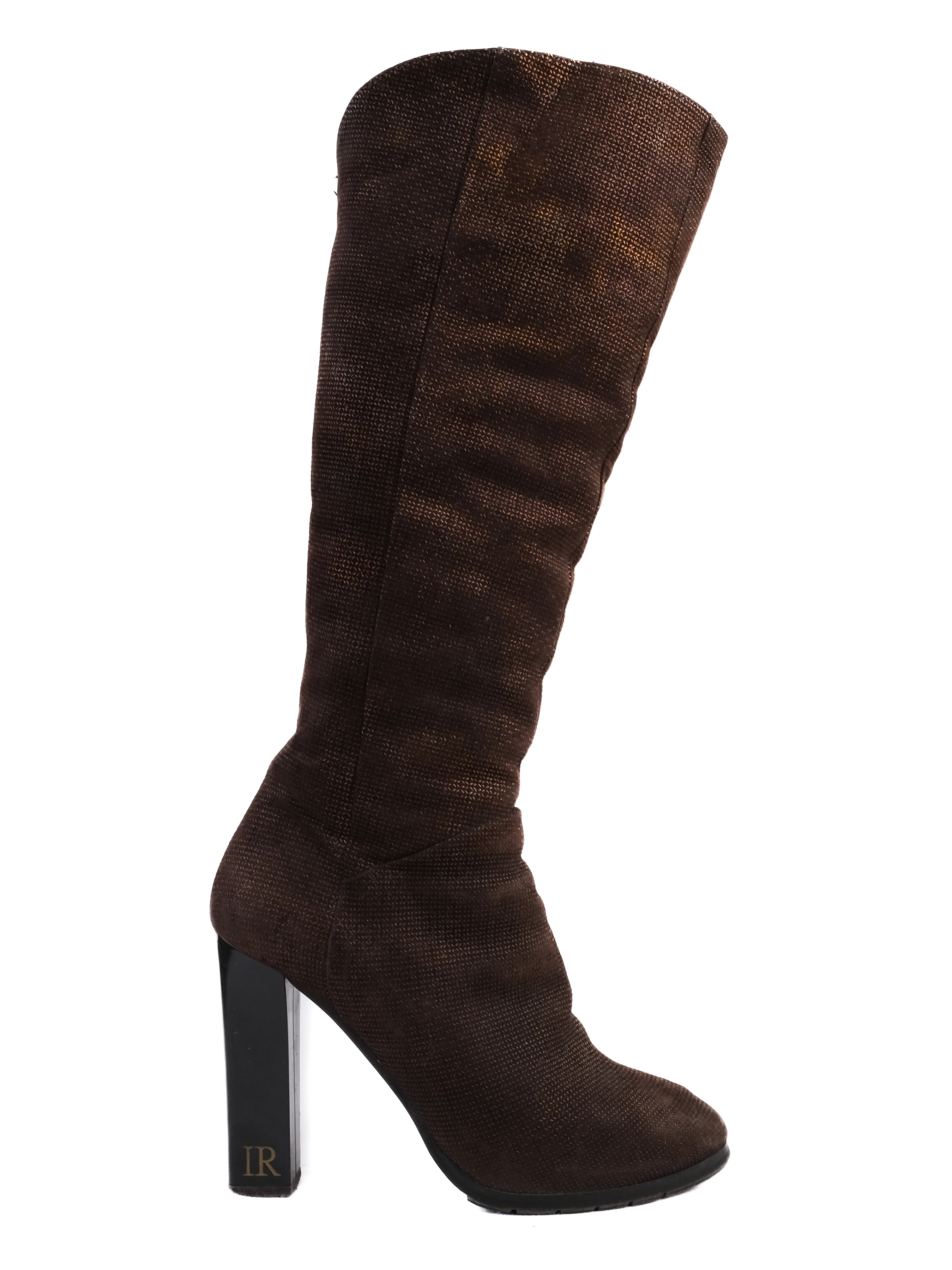 Renzoni Orange Leather Boots — 3