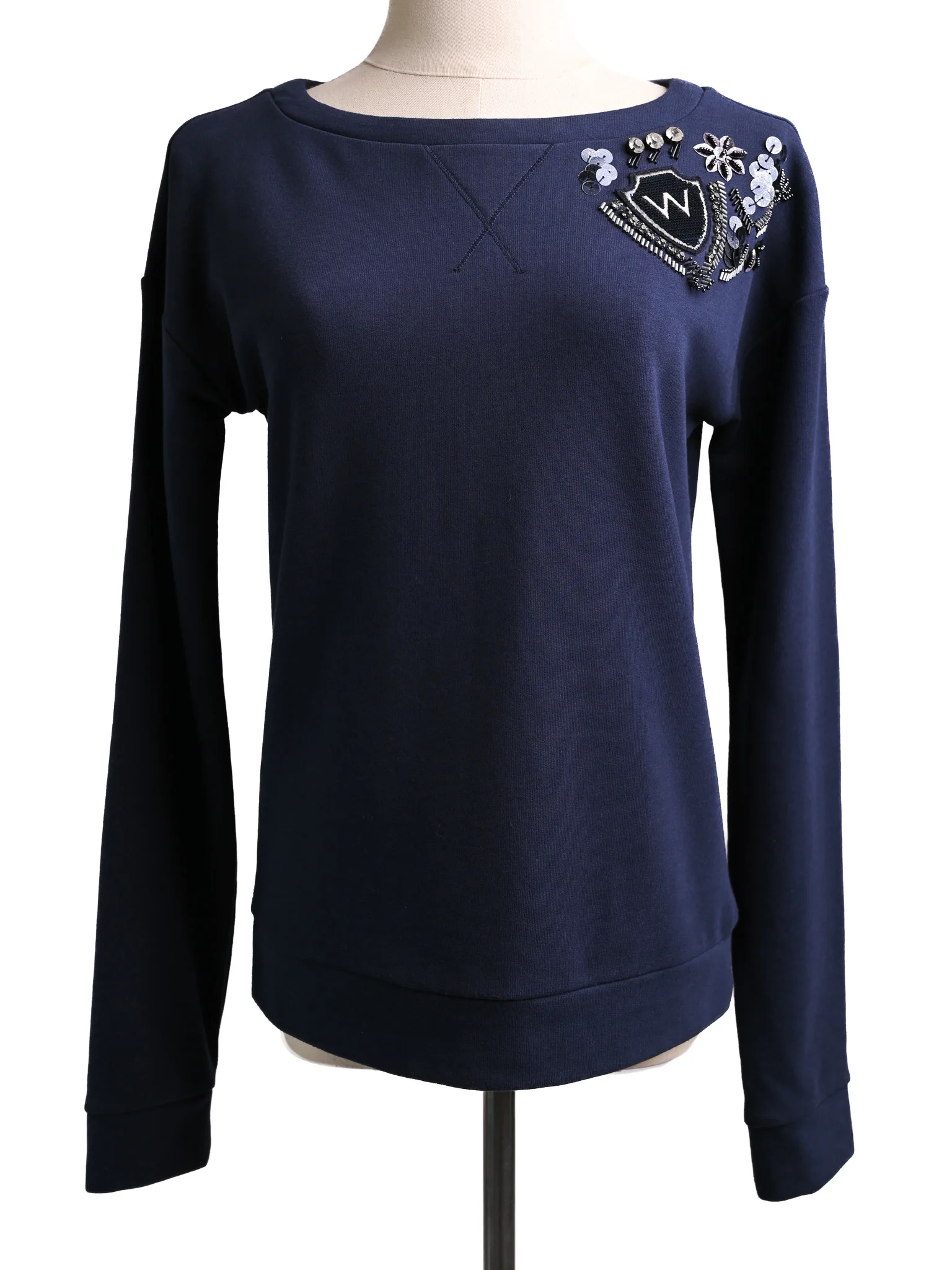 Weekend MaxMara Blue Cotton Sweatshirt — 2
