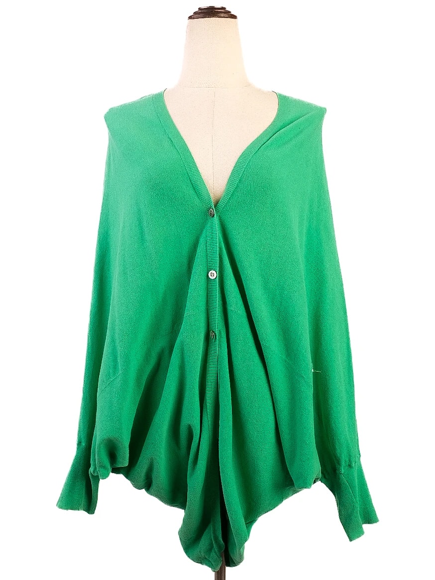 Paul&Joe Green Cotton Cardigan — 2