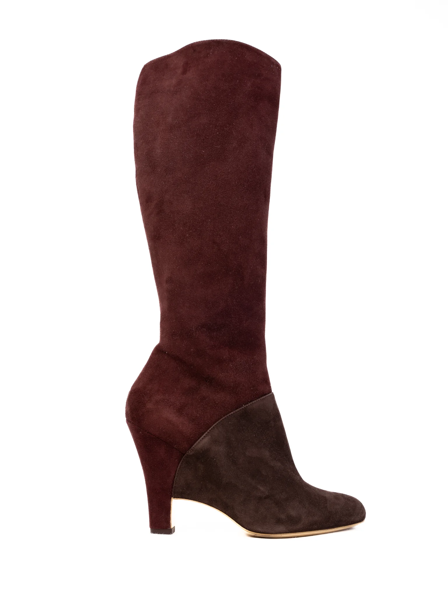 Salvatore Ferragamo Purple Genuine suede Boots — 3