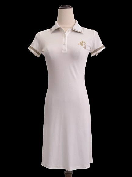 Versace White Cotton Midi Dress — 3