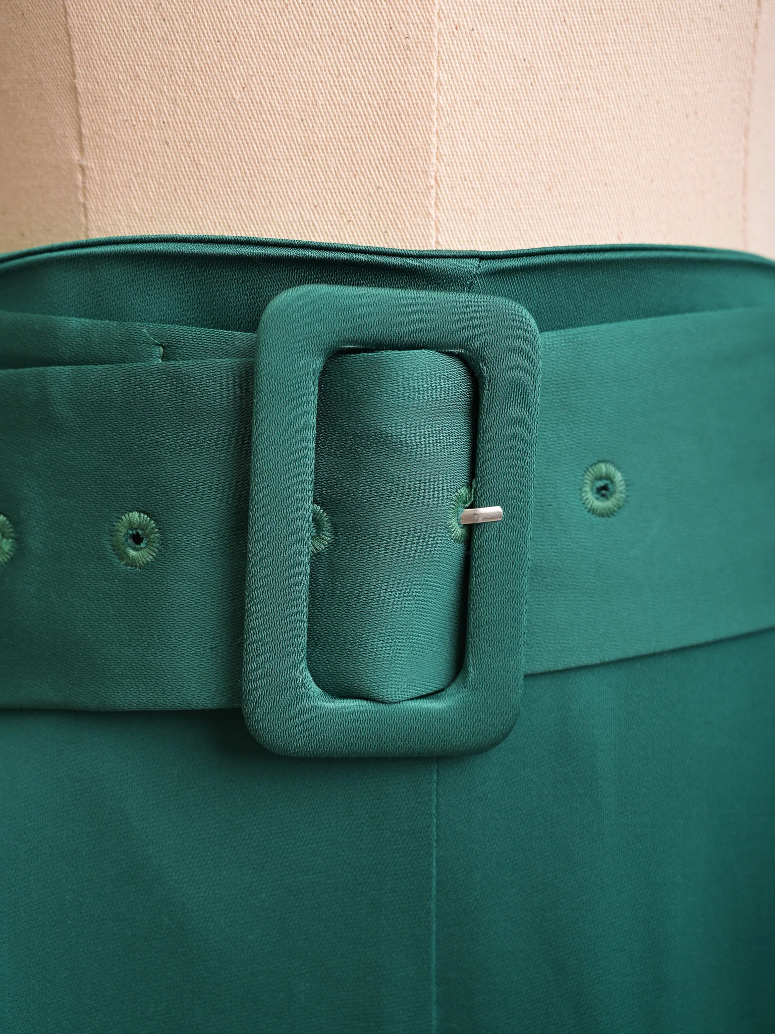 Uterque Green Viscose Maxi Skirt — 2