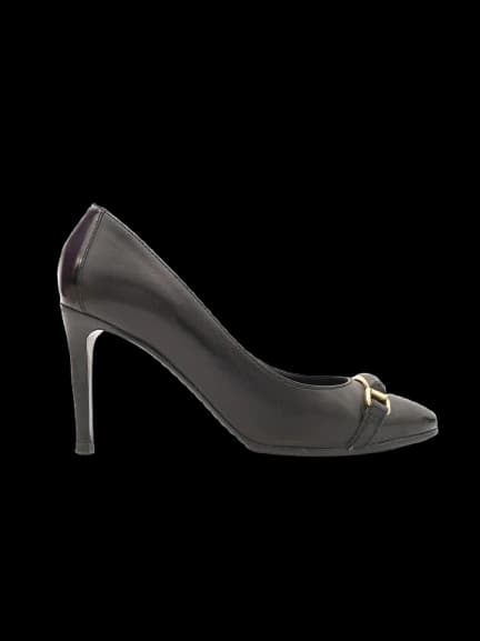 Burberry Black Leather Pumps — photo 1