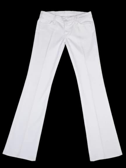 For all 7 mankind Orange Cotton Trousers — photo 1