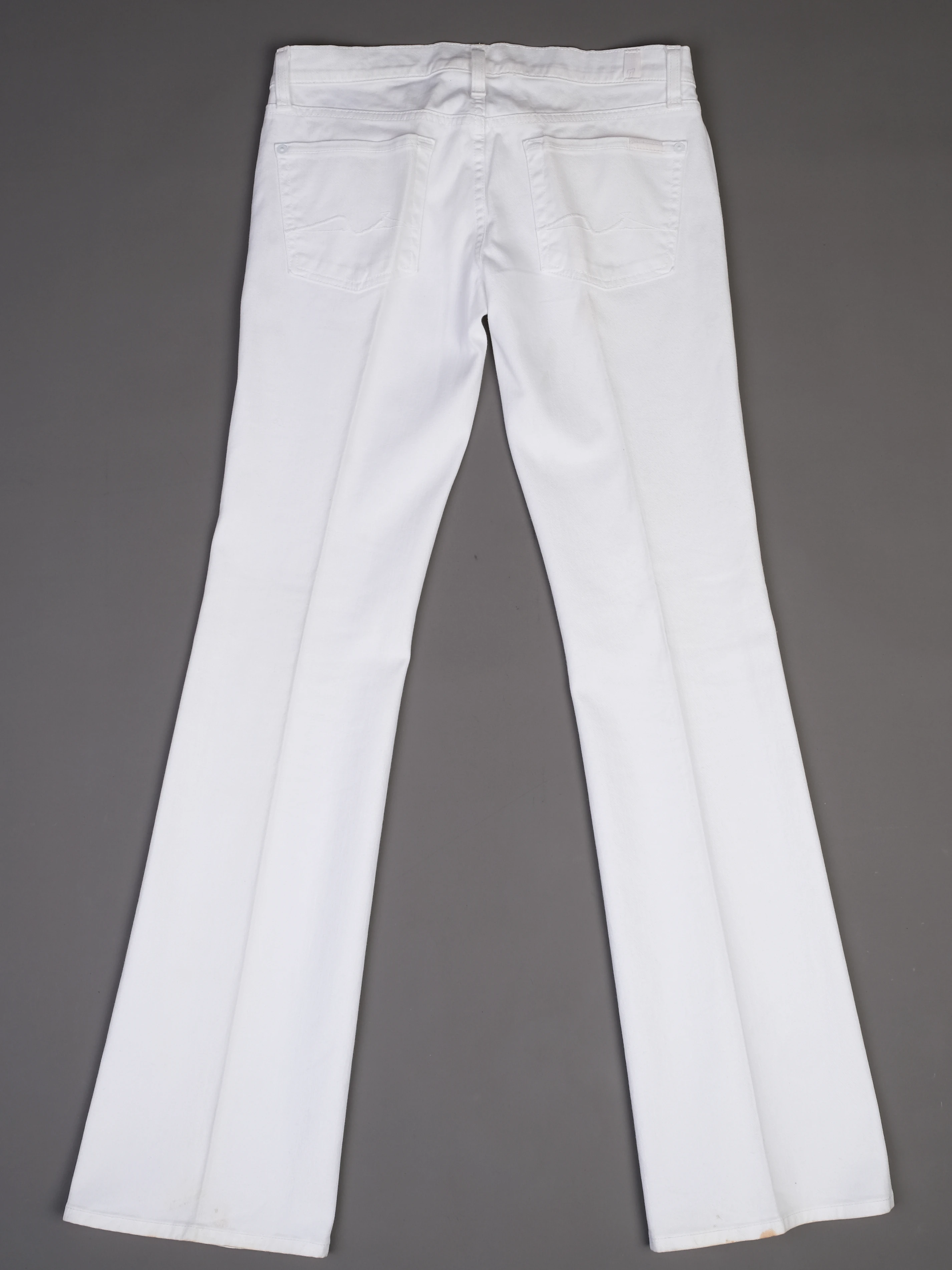 For all 7 mankind Orange Cotton Trousers — 2