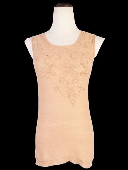 DKNY Orange Cotton Top — photo 1