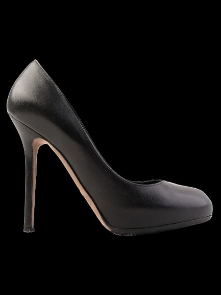 Sergio Rossi Black Leather Pumps — 1