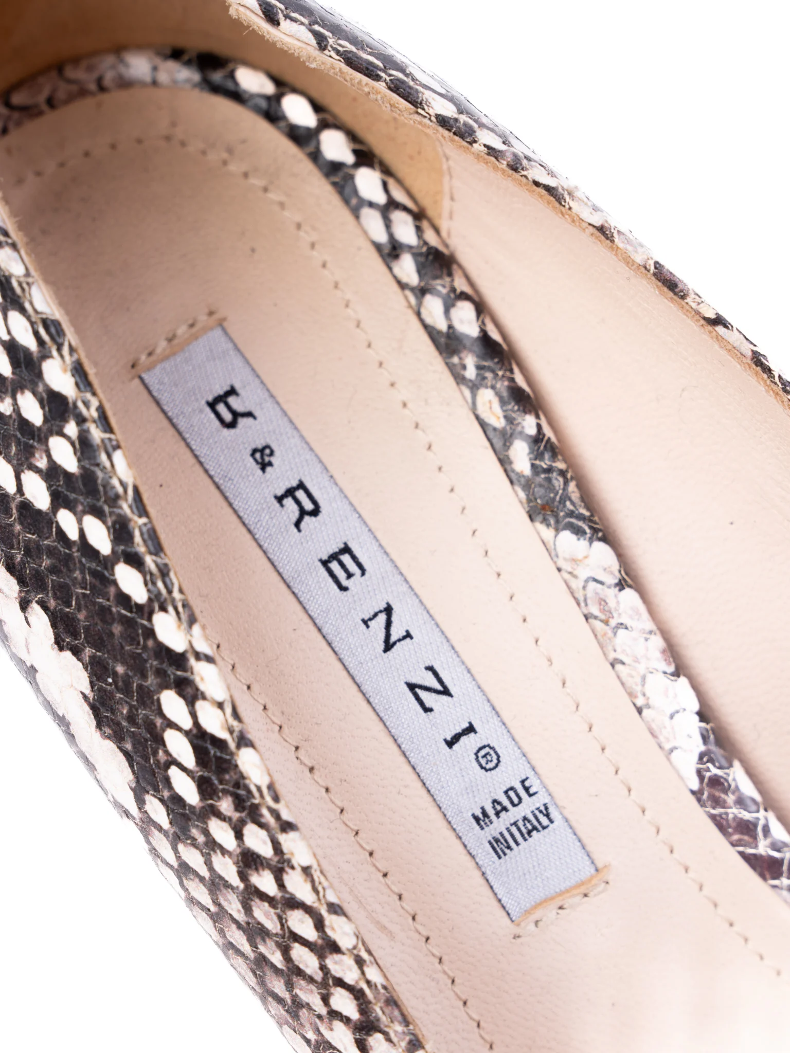 R&Renzi Leather Platform Sandals — 3