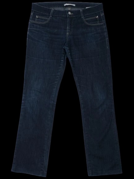 Ferre Blue Cotton Mom Jeans — 1