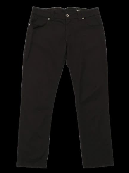 Emporio Armani Black Viscose Casual Trousers — photo 1