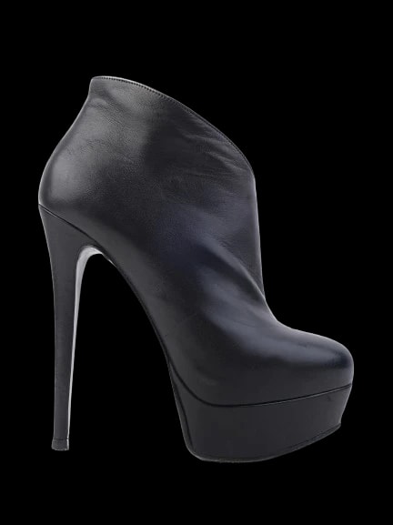 Nando Muzi Black Leather Boots — 1