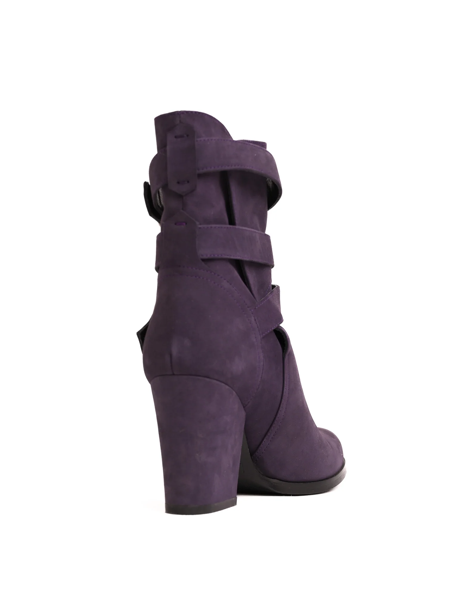 Cacharel Laurel Purple Genuine suede Ankle Boots — 2