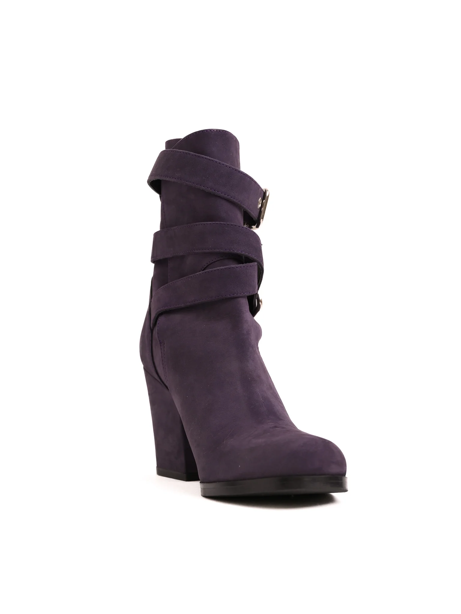 Cacharel Laurel Purple Genuine suede Ankle Boots — 3