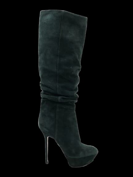 Sergio Rossi Green Leather Boots — photo 1