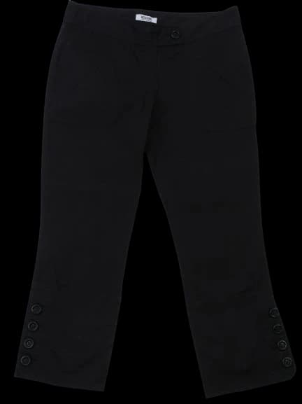Moschino Black Cotton Trousers — photo 1
