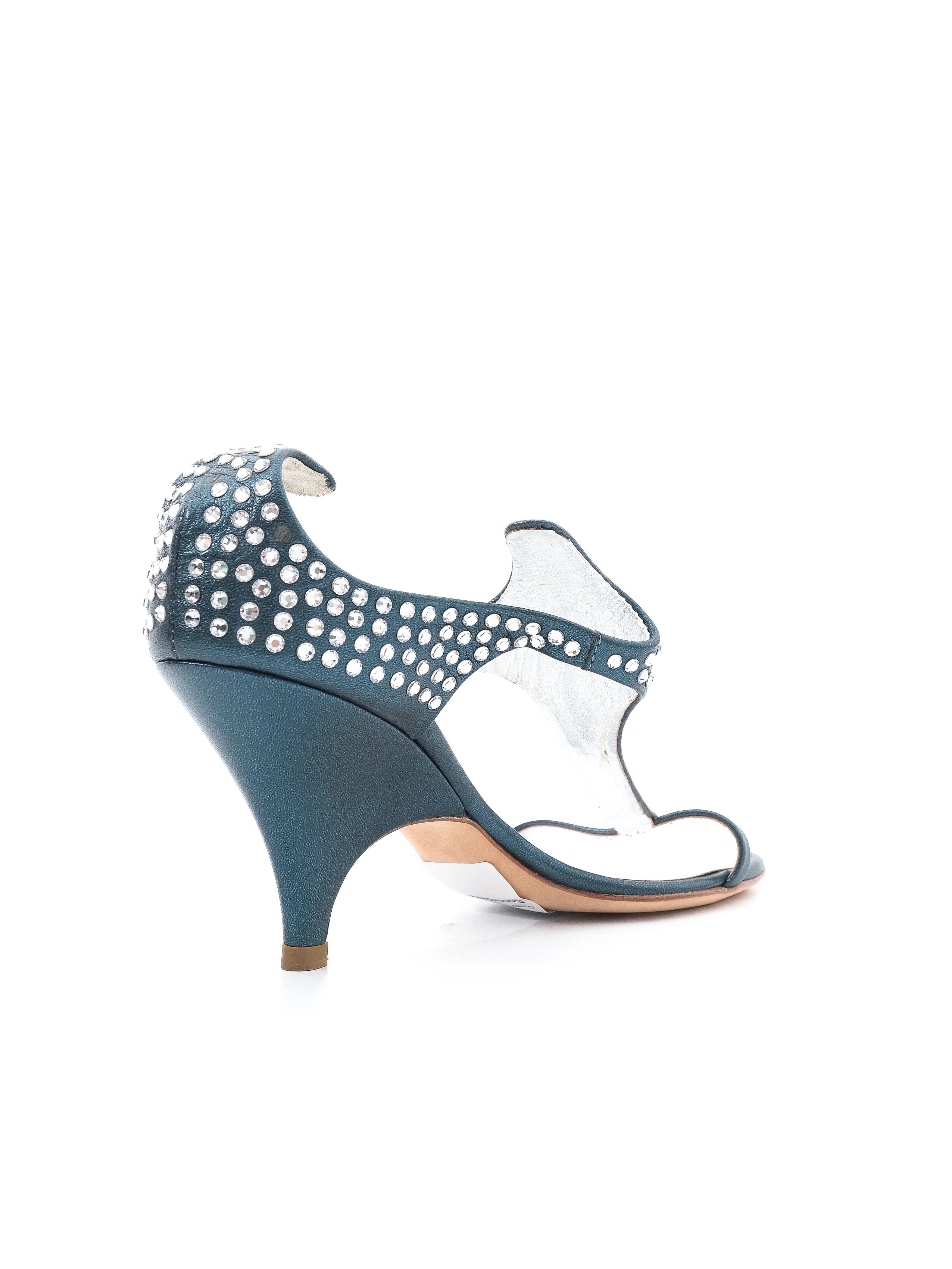 Giuseppe Zanotti Green Leather Sandals — 3