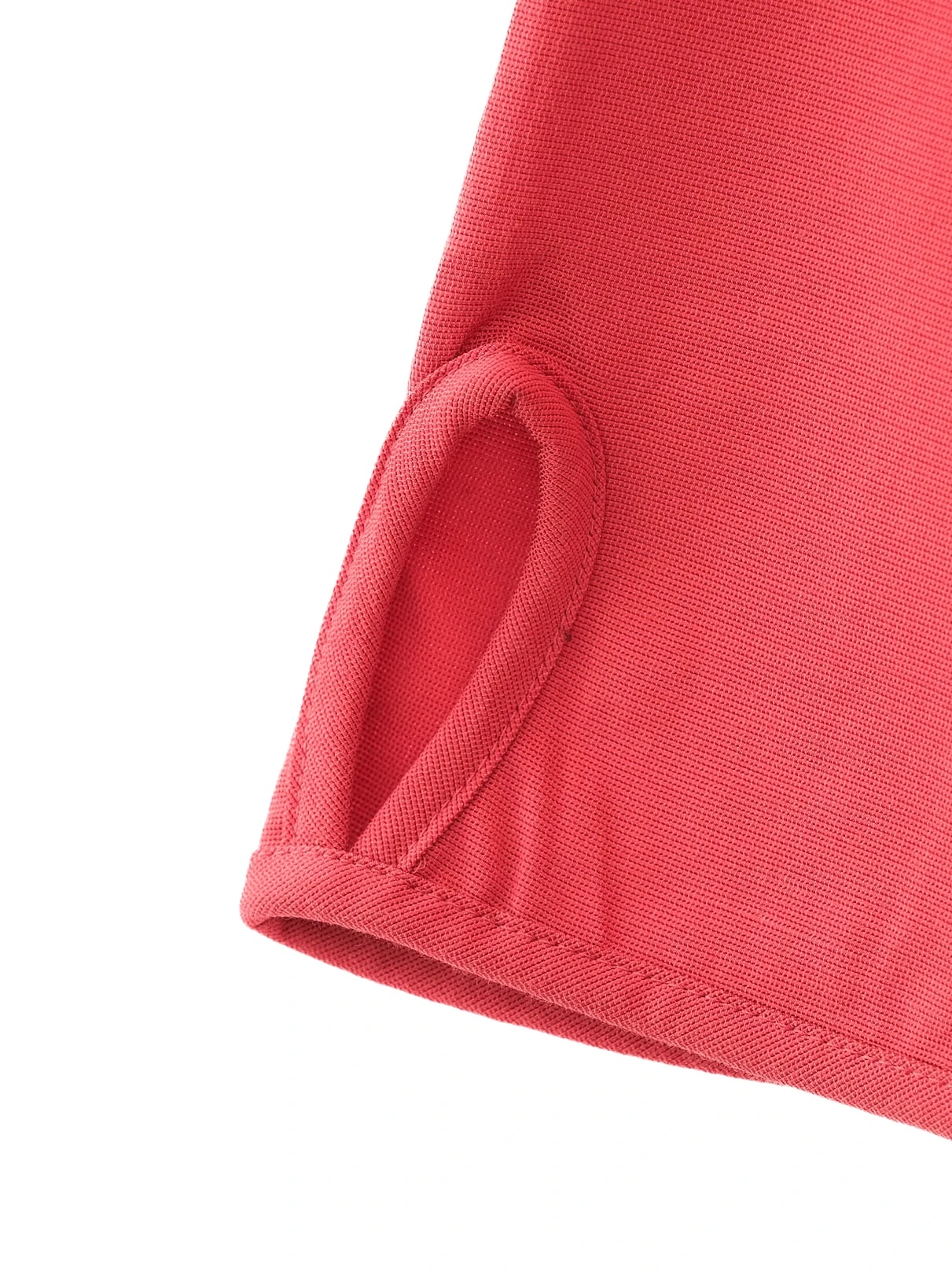 MaxCo Red Cotton Casual Dress — 3