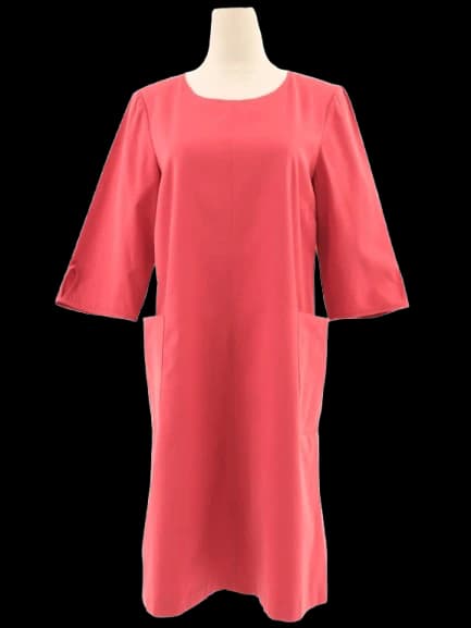 MaxCo Red Cotton Casual Dress — photo 1